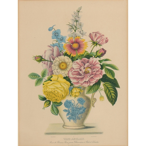 1021 - French School, late 19th c - Vase Chinois; Vase de Sèvres; Vase Anglais; Vase de Venise, a set of fo... 