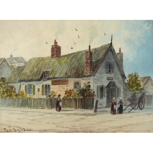 1029 - Paul Braddon (1864-1938) - The Star Inn, signed, watercolour, 26 x 36cm