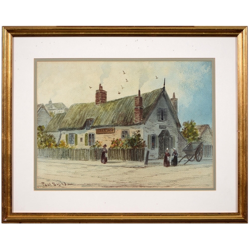 1029 - Paul Braddon (1864-1938) - The Star Inn, signed, watercolour, 26 x 36cm