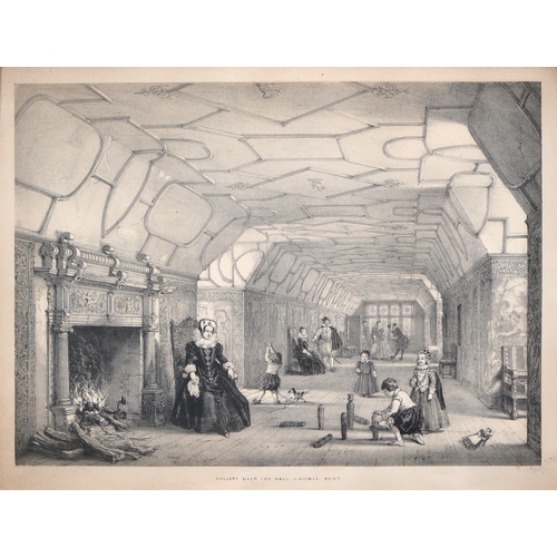 1043 - Joseph Nash (1809-1878) -  Knole, Kent, a set of six interiors, comprising The Cartoon Gallery, Brow... 