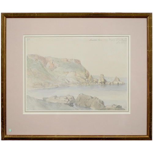 1072 - Attributed to John Christian Schetky (1778-1874) - Ansteys Cove, Torquay, [Devon], numbered 13, titl... 