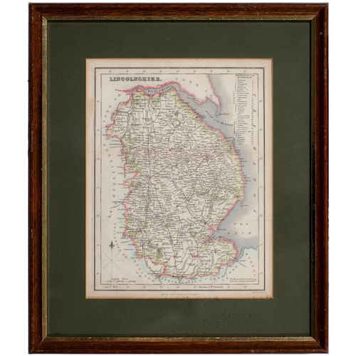 1089 - Robert Morden (c. 1650 – 1703) - Nottinghamshire, two-page map, n.d. [late 18th c], engraving, conte... 