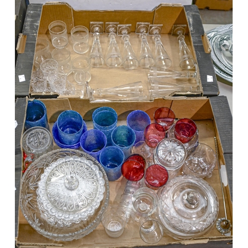 1428 - Miscellaneous cut, coloured and other glassware, Victorian and later