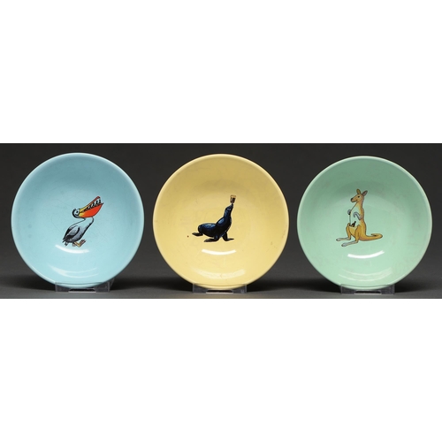 559 - A set of three Wade Guinness advertising dishes, c.1961, 10cm diam, printed mark (3)... 