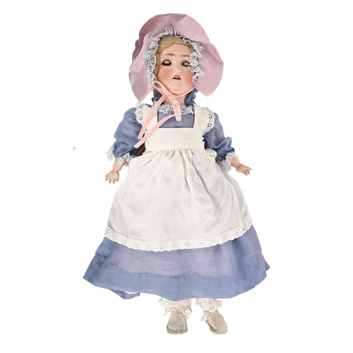 678 - A German character doll with Simon & Halbig  bisque head, early 20th c,  65cm