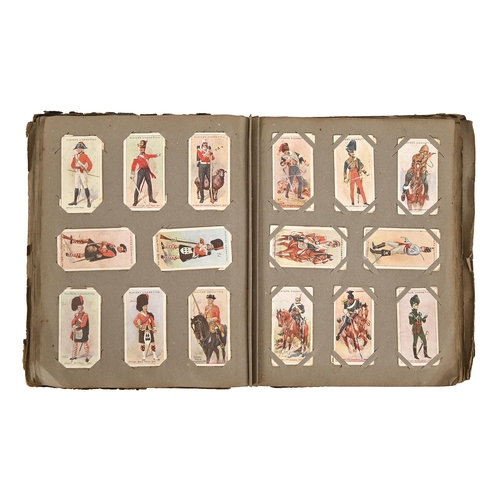 687 - An album of approx. 550 cigarette cards, early 20th c, various subjects, comprising Scout Movement i... 