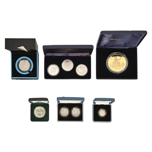 741 - Silver coins. United Kingdom, London 2012 Olympic Proof Crown, Two Pounds Proof two coin set 1989, P... 