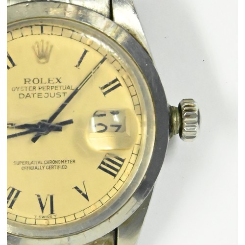 124 - A Rolex stainless steel gentleman's wristwatch, Oyster Perpetual Date Just, Ref 2661, no 84315085, 3... 