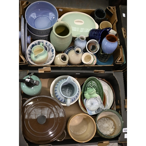 1026 - Miscellaneous British and other mid-century pottery, including Hornsea, Sylvac and Royal Copenhagen,... 