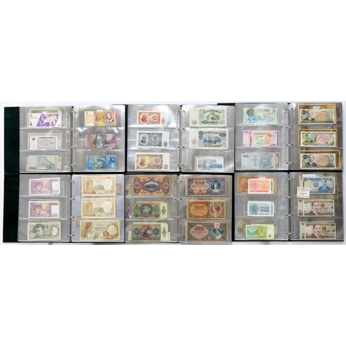 543 - Paper money. An extensive collection of foreign and British Commonwealth banknotes, arranged A (Aida... 