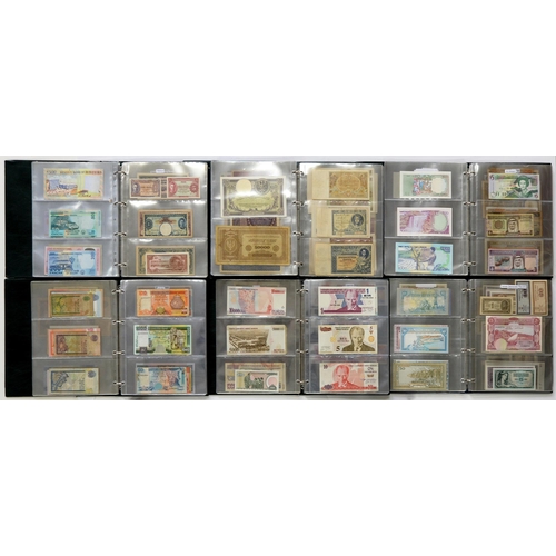 543 - Paper money. An extensive collection of foreign and British Commonwealth banknotes, arranged A (Aida... 