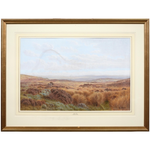 765A - Henry Hilton (act. 1879-1888) - A Sunny Day on the Moor, signed and dated 1879, further attributed a... 