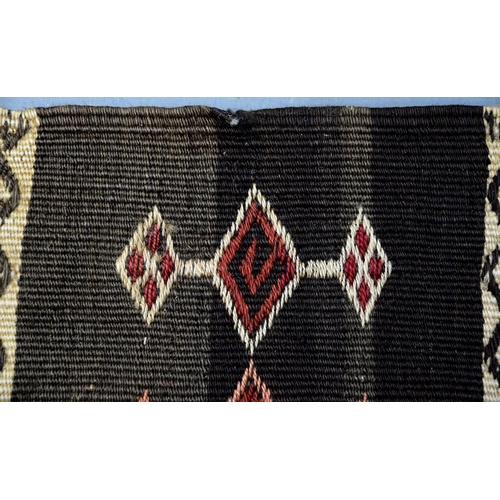 813 - A pair of tribal Kurdish Bakhtiari flatweave rugs, 102 x 64cm