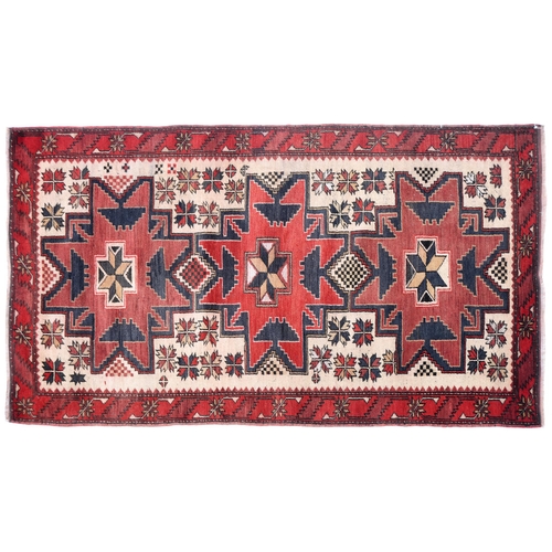 818 - A Turkish Daghestan rug, mid 20th c, 177 x 104cm