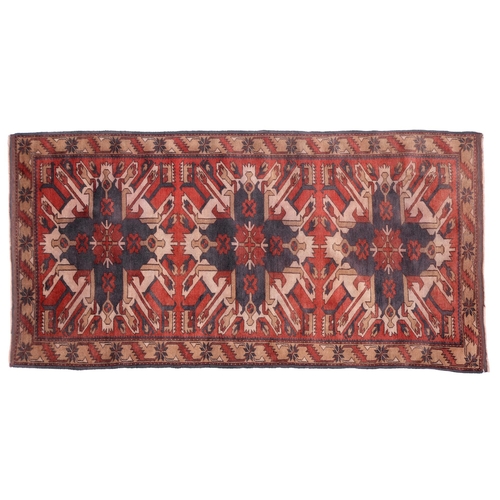 821 - A Turkish Chelaberd rug, mid 20th c, 201 x 107cm