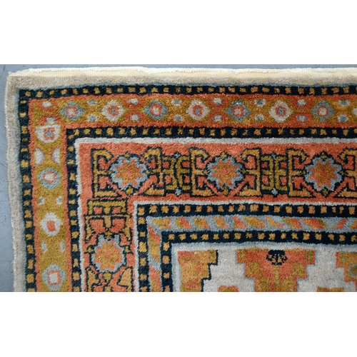 825 - A trans caucasian Armenian rug, mid 20th c, 150 x 92cm