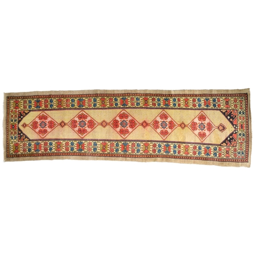 825A - A Persian sarab runner, 332cm x 106cm