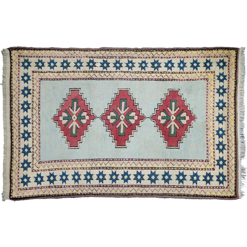 826 - A Turkish bergama rug, 163 x 107cm