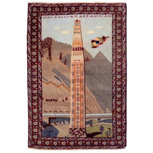 828 - A Kurdish rug, 206cm x 122cm, an Afghan rug, 144cm x 100cm and an Afghan prayer rug, 115cm x 76cm (3... 