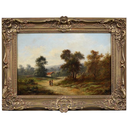 864 - Donald Mackenzie (1829-1894) - In the Forest of Abergeldie, Aberdeenshire, Scotland, signed, titled ... 