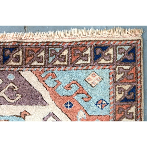 887 - A Turkish Kars Kazak carpet, 206cm x 185cm