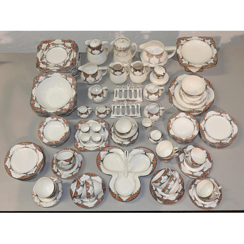 1078 - A Crown Ducal Orange Trees pattern dinner and breakfast service