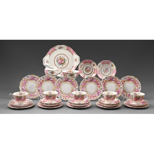 426 - A Royal Albert bone china Serena pattern tea service, printed mark