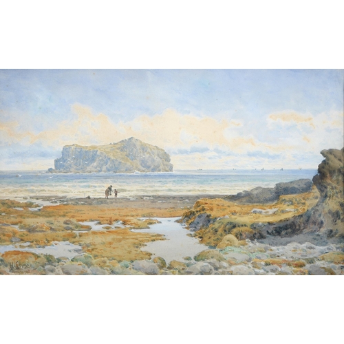 812 - Henry Sykes RBA (1855-1921) - Near Hope's Nose Torquay, signed with initials and dated 1921, waterco... 