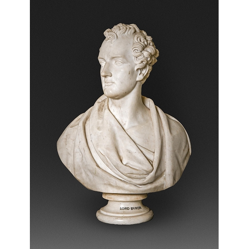 815 - By or Studio of Edward Hodges Baily RA (1788-1867) - Portrait Bust of George Gordon Byron, 6th Baron... 