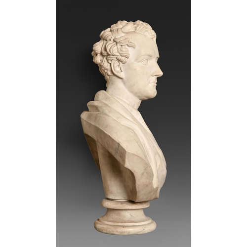 815 - By or Studio of Edward Hodges Baily RA (1788-1867) - Portrait Bust of George Gordon Byron, 6th Baron... 