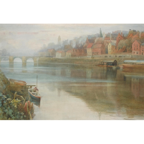 819 - Frederick Mercer RBSA (1850-1939) - Bridgnorth, signed, watercolour, 34.5 x 52cm