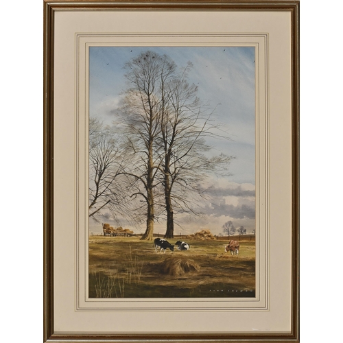 827 - Alan Ingham (1932-2002) - Near Apethorpe Northants, signed, watercolour, 54 x 36cm