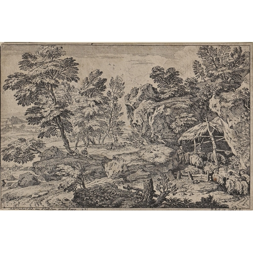 847 - Old Master Prints. Jan Galle (1600–1676) after Johannes Stradanus (1523-1605) - [Quail Hunt] Sic Aut... 