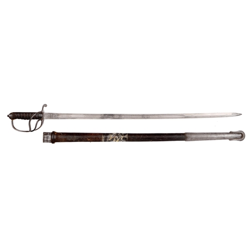 130 - An 1821 Pattern Royal Artillery officer's sword, Henry Wilkinson Pall Mall London, post 1910, leathe... 