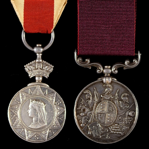 158 - Abyssinian War Medal, 441 C S C Randall H M 45th Regt and Army Long Service Medal 441 Cr Sergt C Ran... 