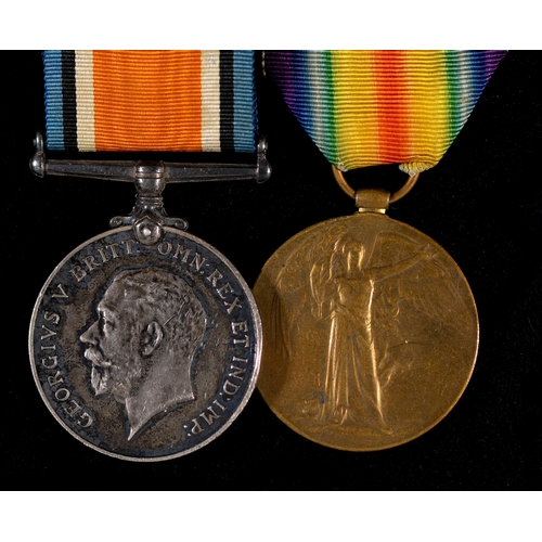 208 - WWI pair British War Medal and Victory Medal 11588 Pte N James R War R