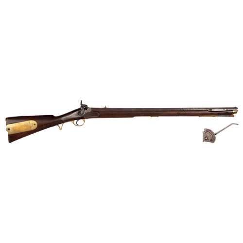 75 - A Model 1843, .70” LuttichCarbine, Belgian-made for the Russian Service, P J Malherbe Liege, mid 19t... 