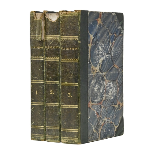 1 - [Bury (Lady Charlotte; née Campbell)], Flirtation, A Novel, three volume 'Silver Fork' novel, second... 