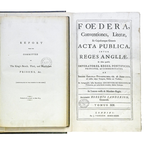 105 - Debtors' Prisons. Report from the Committee on The King's Bench, Fleet, and Marshalsea Prisons, &... 