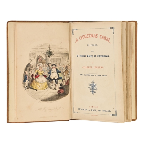 109 - Dickens (Charles) & Leech (John, illustrator), A Christmas Carol. In Prose. Being A Ghost Story ... 