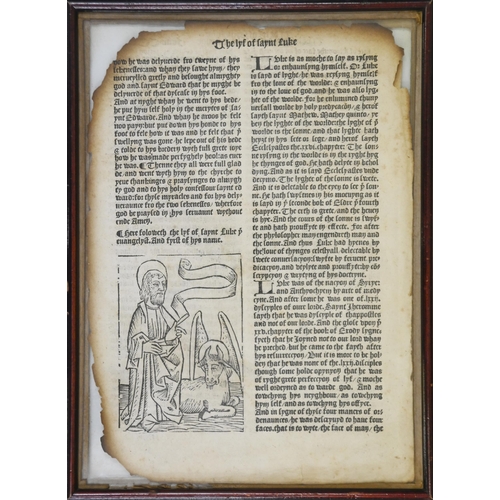 117 - English Incunabula. Voragine (Jacobus de) & Caxton (William, translator), The Golden Legend (Leg... 