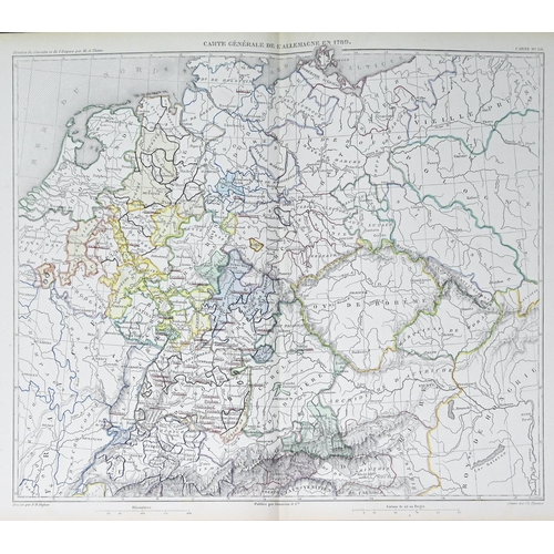 129 - France. Thiers (Adolphe), Histoire de l'empire, faisant suite a l'histoire du consulat, five-volume ... 