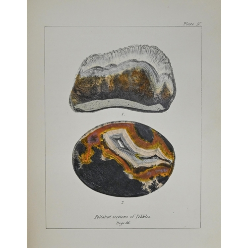 132 - Geology. Mantell (Gideon Algernon, LLD, FRS), Thoughts on a Pebble, or, A First Lesson in Geology, E... 