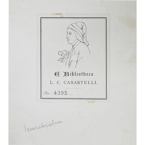 156 - India, Hindu Philosophy. Samkhyakarika: Colebrooke (Henry, Thomas, translator) & Wilson (Horace ... 