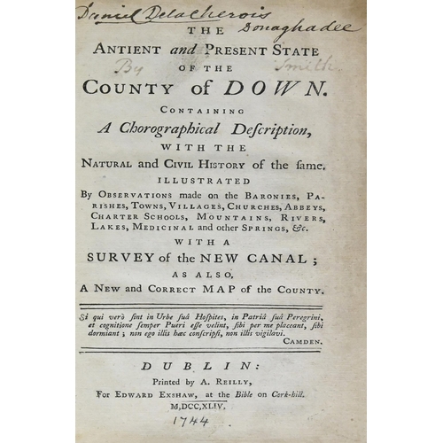 161 - Ireland. [Smith (Charles) & Harris (Walter)], The Antient (sic) and Present State of the County ... 