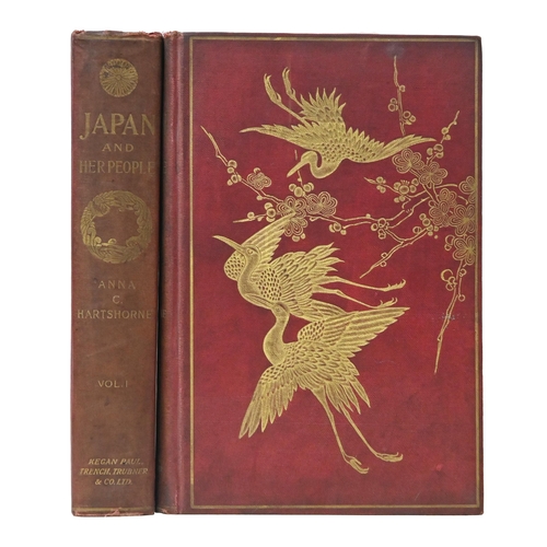 166 - Japan. Hartshorne (Anna C.), Japan and Her People, Illustrated, two-volume set, first edition, Londo... 