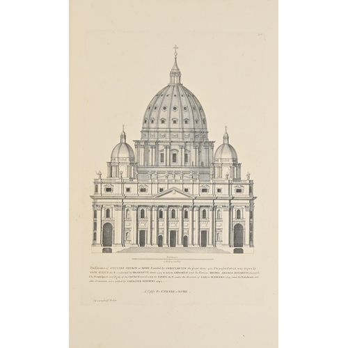 17 - Architecture. Campbell (Colen, Architect), Vitruvius Britannicus, or The British Architect, Containi... 