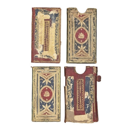 193 - Miniature Books. Goldsmith's Almanack, London: Printed by R. Hett, 1774, original original 'venetian... 