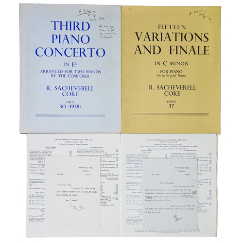 204 - Music. Coke (Roger Sacheverell, of Brookhill Hall, Pinxton, Derbyshire), Fifteen Variations and Fina... 