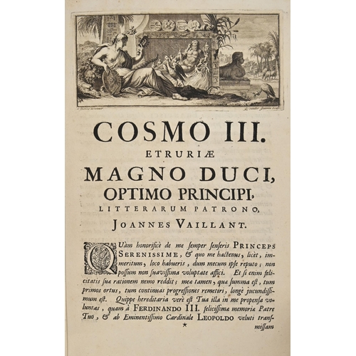 211 - Numismatics. Foy-Vaillant (Jena), Historia Ptolemæorum Ægypti Regum, Ad fidem numismatum accommodata... 